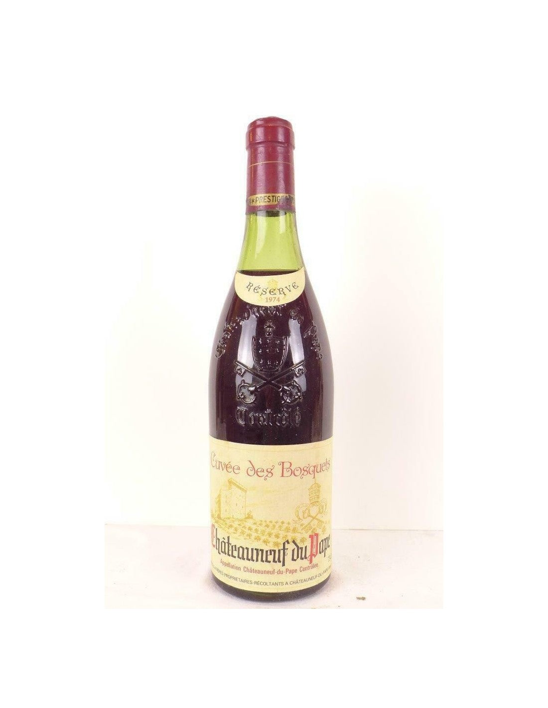 1974 - châteauneuf du pape - pécoul frères cuvée des bosquets réserve - rouge - rhône - Just Wines 