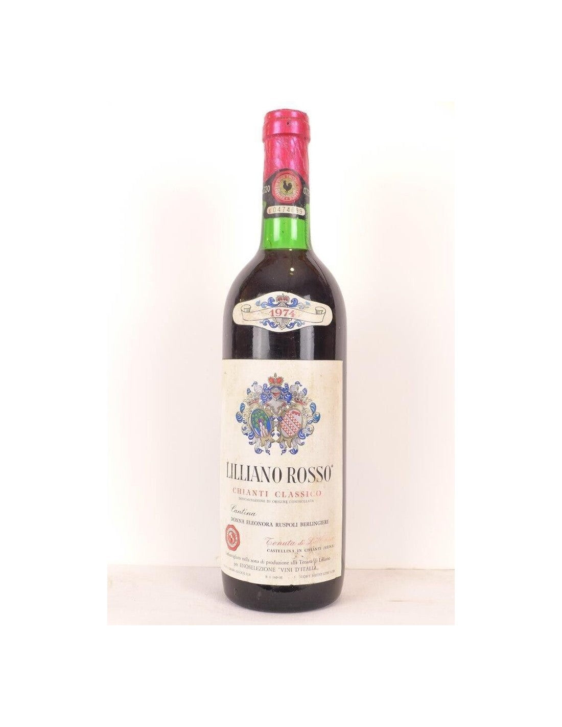 1974 - chianti classico - lilliano rosso - rouge - toscane Italie - Just Wines 