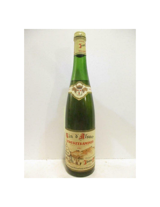 1974 - gewurztraminer - jean sipp - blanc - alsace - Just Wines 