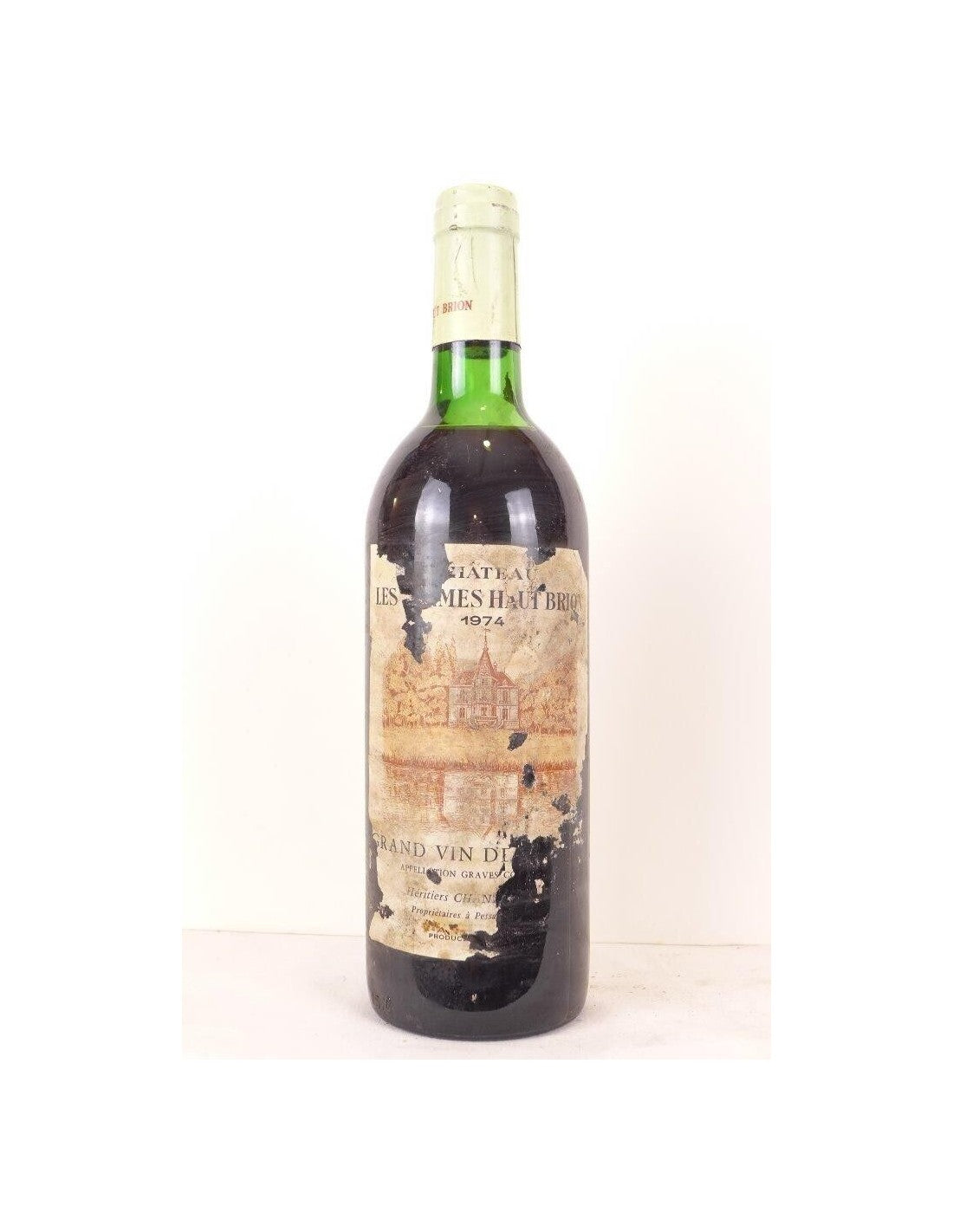 1974 - graves - château les carmes haut-brion (étiquette abîmé b1) - rouge - bordeaux - Just Wines 