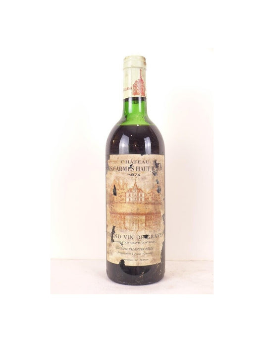 1974 - graves - château les carmes haut-brion (étiquette abîmé b3) - rouge - bordeaux - Just Wines 