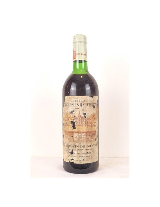 1974 - graves - château les carmes haut-brion (étiquette abîmée) - rouge - bordeaux - Just Wines 