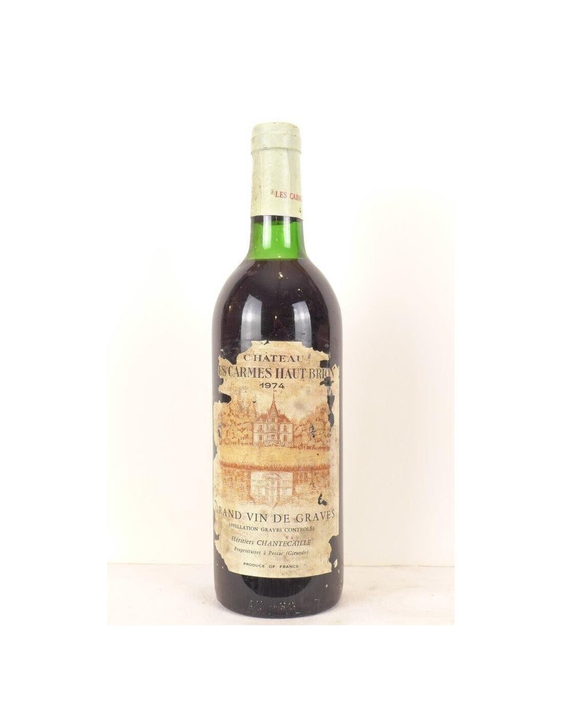 1974 - graves - château les carmes haut-brion - rouge - bordeaux - Just Wines 