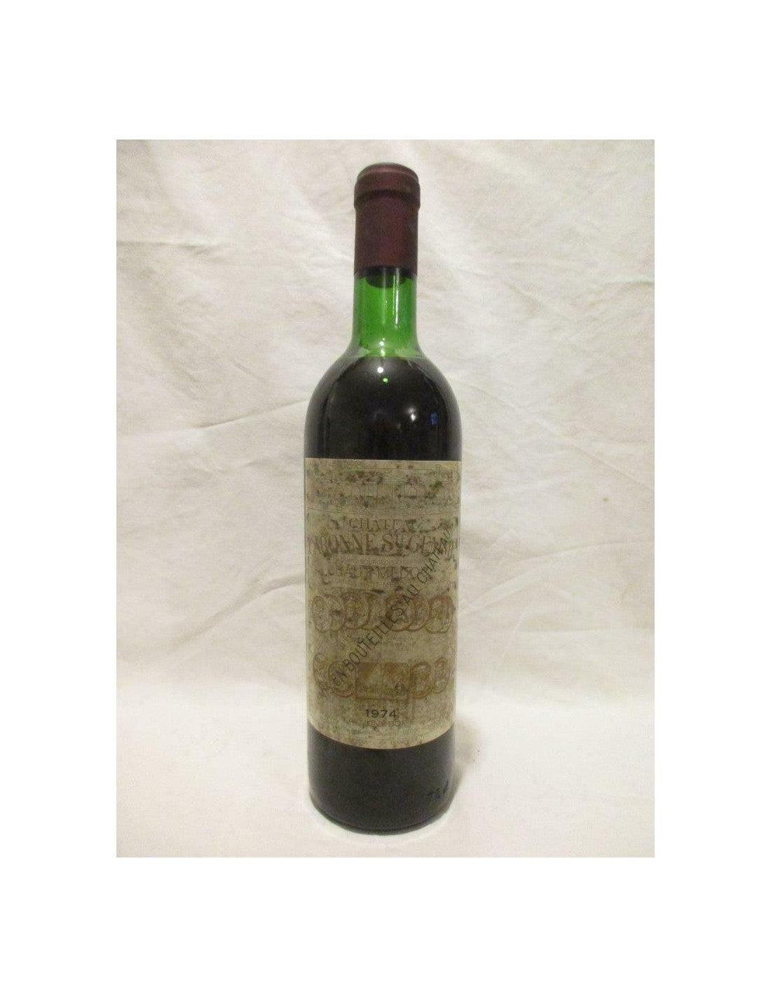 1974 - haut-médoc - château caronne sainte-gemme cru bourgeois (b2) - rouge - bordeaux france - Just Wines 