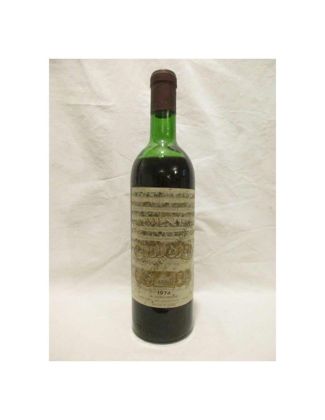 1974 - haut-médoc - château caronne sainte-gemme cru bourgeois (b3) - rouge - bordeaux france - Just Wines 