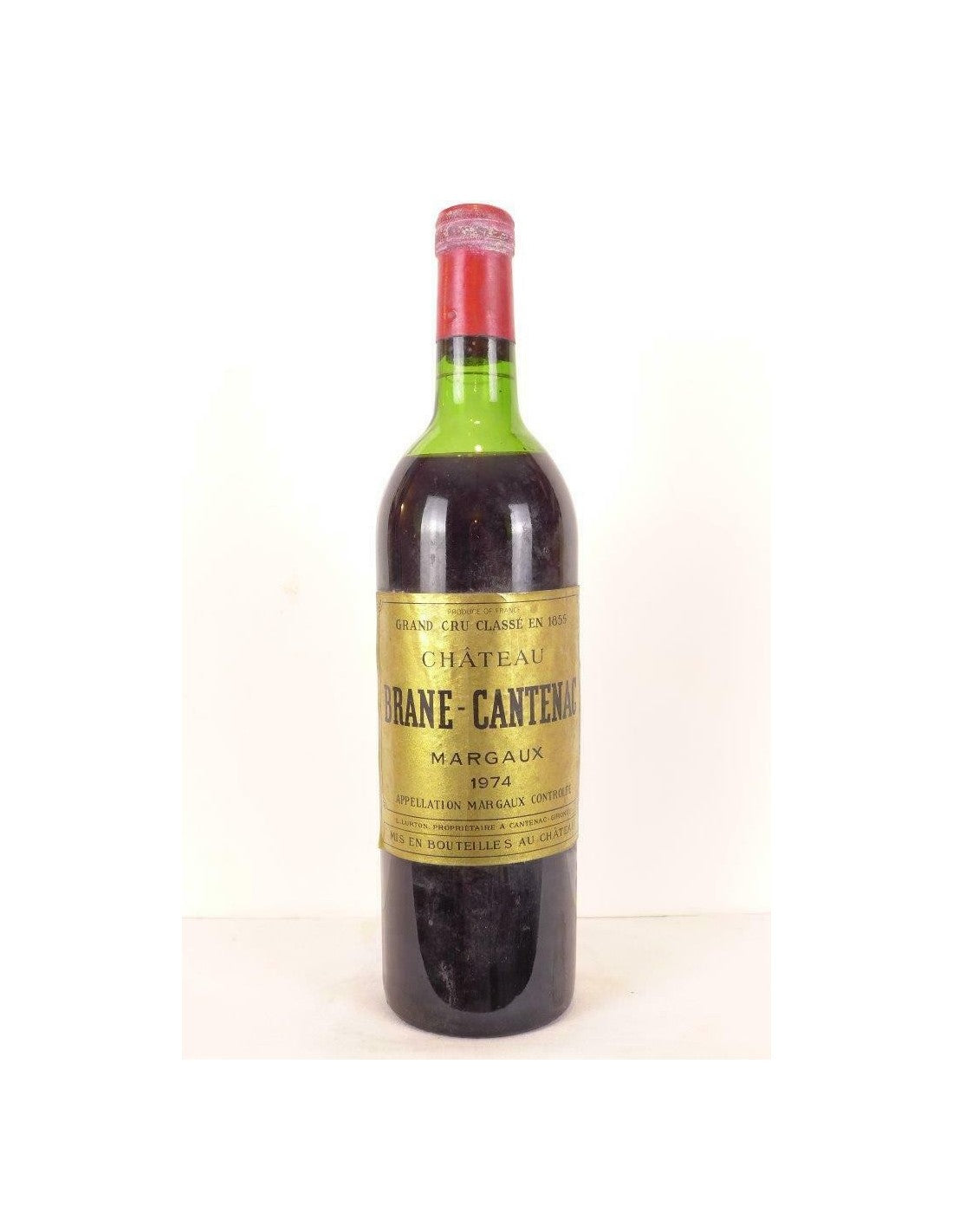 1974 - margaux - château brane-cantenac grand cru classé - rouge - bordeaux - Just Wines 