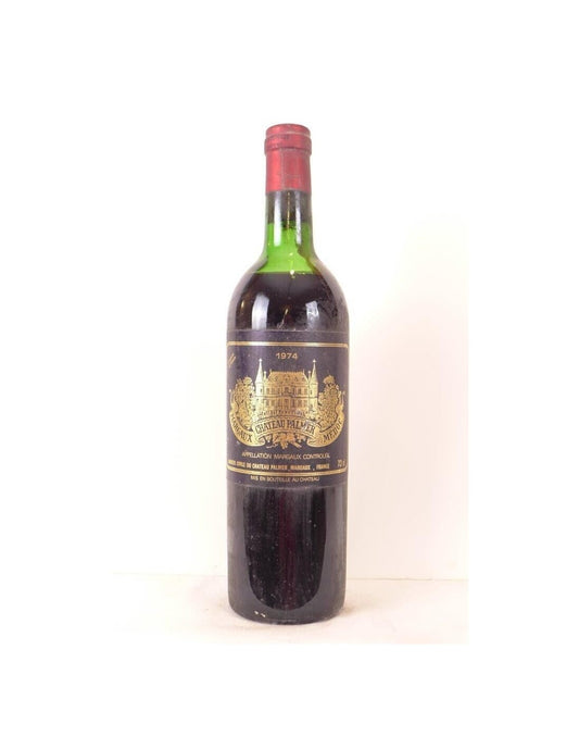 1974 - margaux - château palmer grand cru classé (b8) - rouge - bordeaux - Just Wines 