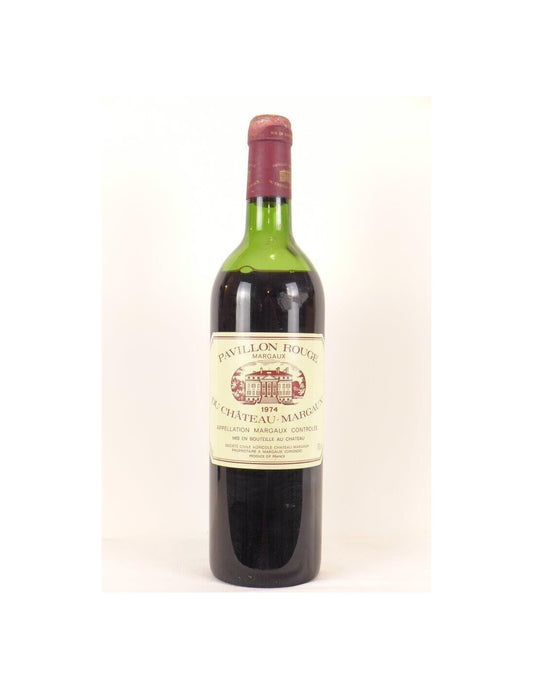 1974 - margaux - pavillon rouge du château margaux (capsule abîmée) - rouge - bordeaux - Just Wines 