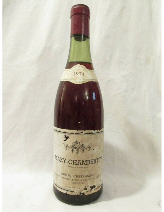 1974 - mazis-chambertin - dupont-tisserandot grand cru - rouge - bourgogne - Just Wines 