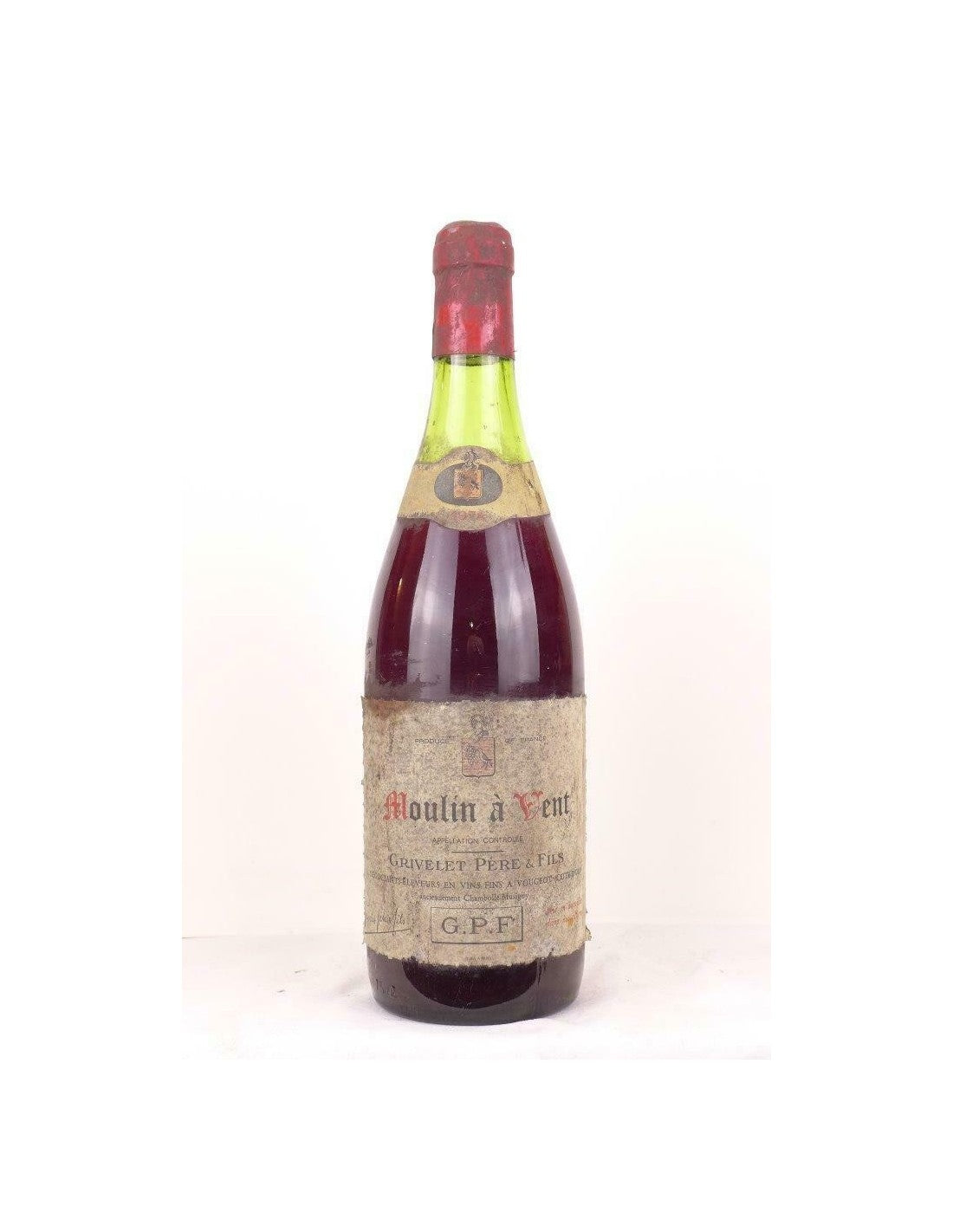 1974 - moulin à vent - grivelet père et fils - rouge - beaujolais - Just Wines 