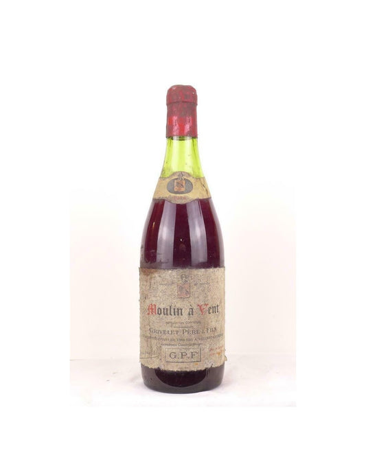 1974 - moulin à vent - grivelet père et fils - rouge - beaujolais - Just Wines 