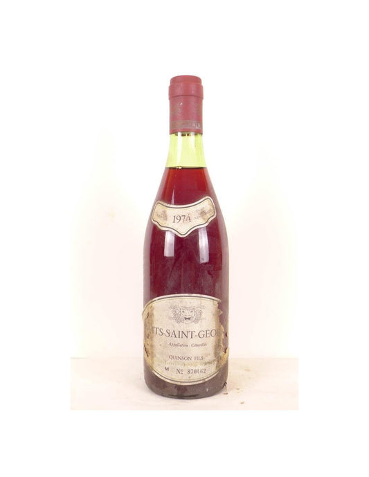 1974 - nuits saint-georges - quinson fils (étiquette abîmée) - rouge - bourgogne - Just Wines 