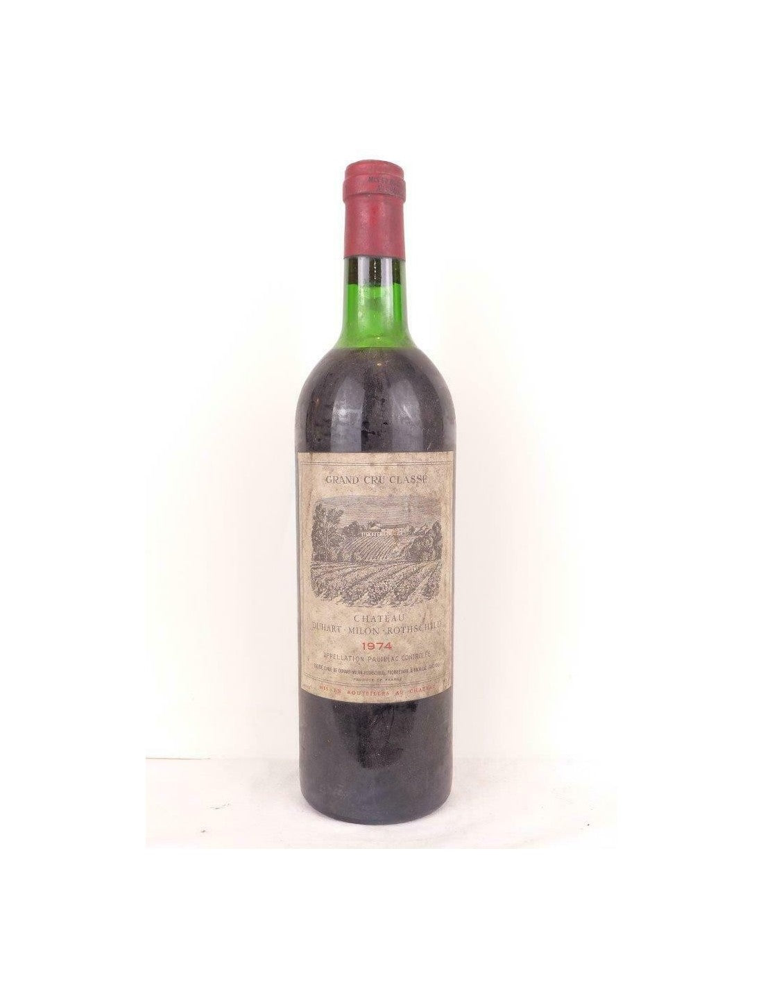 1974 - pauillac - château duhart-milon rothschild grand cru classé - rouge - bordeaux - Just Wines 