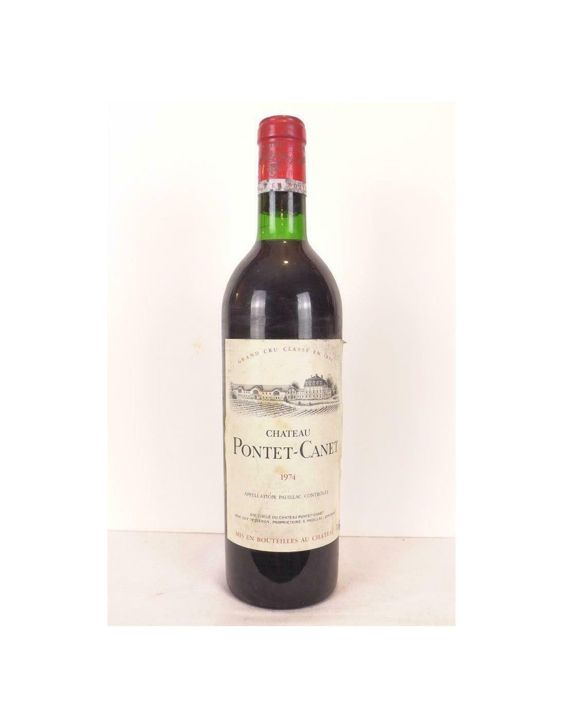 1974 - pauillac - château pontet-canet grand cru classé - rouge - bordeaux - Just Wines 