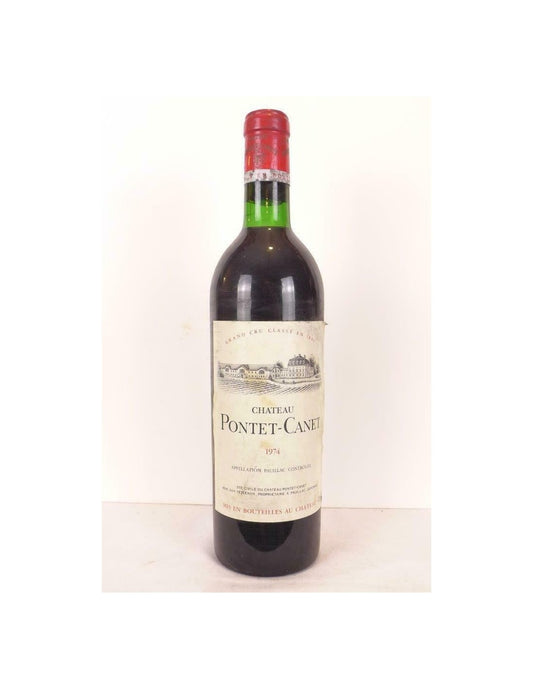 1974 - pauillac - château pontet-canet grand cru classé - rouge - bordeaux - Just Wines 