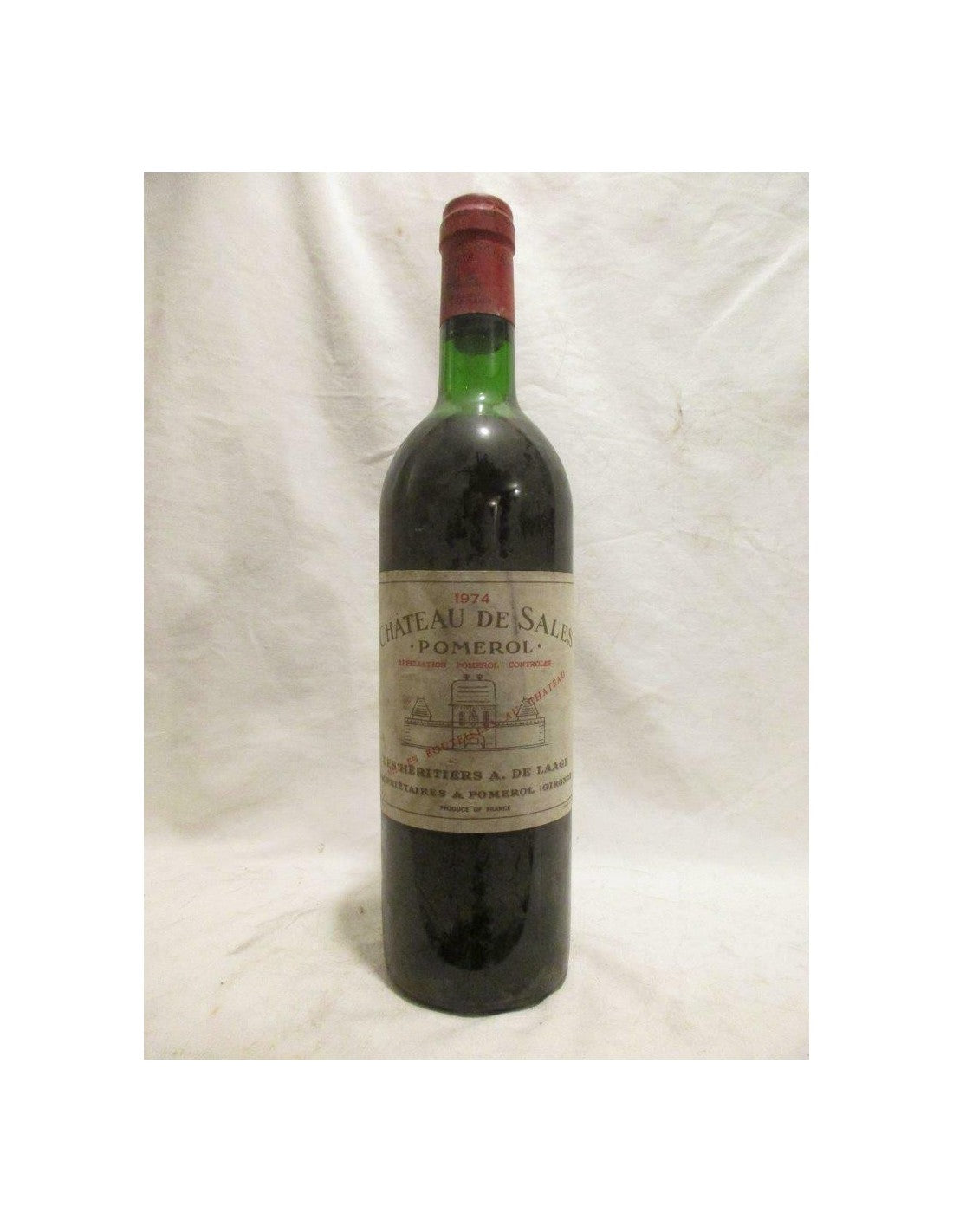 1974 - pomerol - château de sales - rouge - bordeaux - Just Wines 