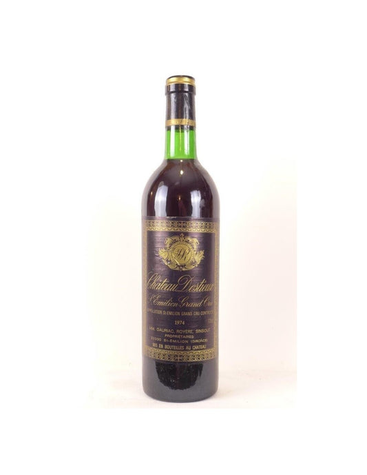 1974 - saint-émilion - château destieux grand cru - rouge - bordeaux - Just Wines 