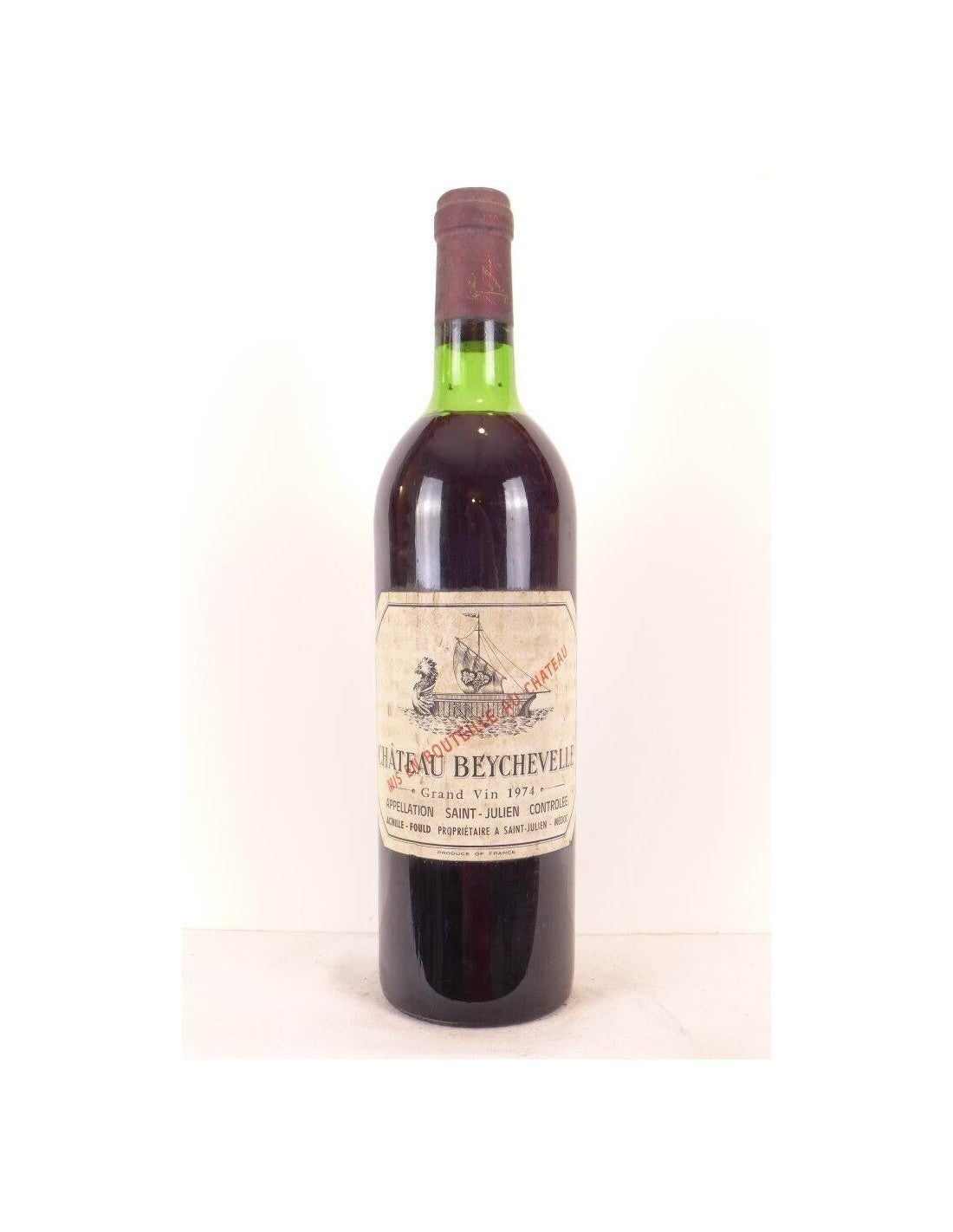 1974 - saint-julien - château beychevelle grand cru classé - rouge - bordeaux - Just Wines 