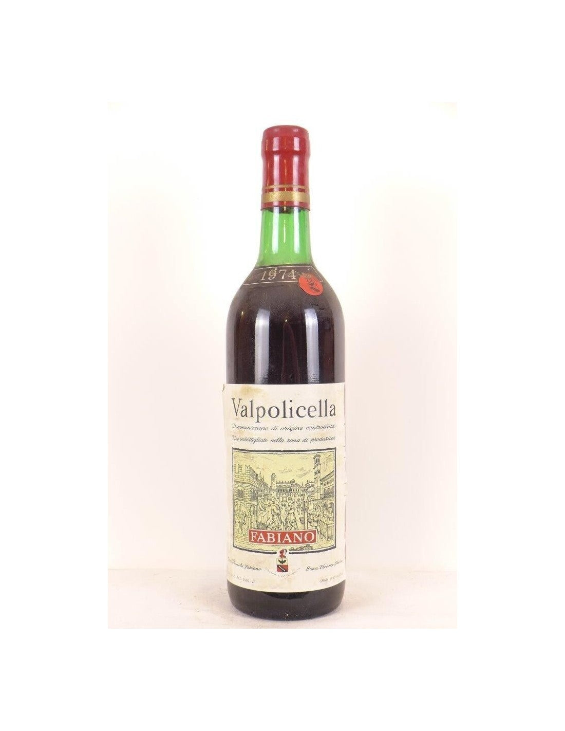 1974 - valpolicella - fabiano - rouge - venitie Italie - Just Wines 