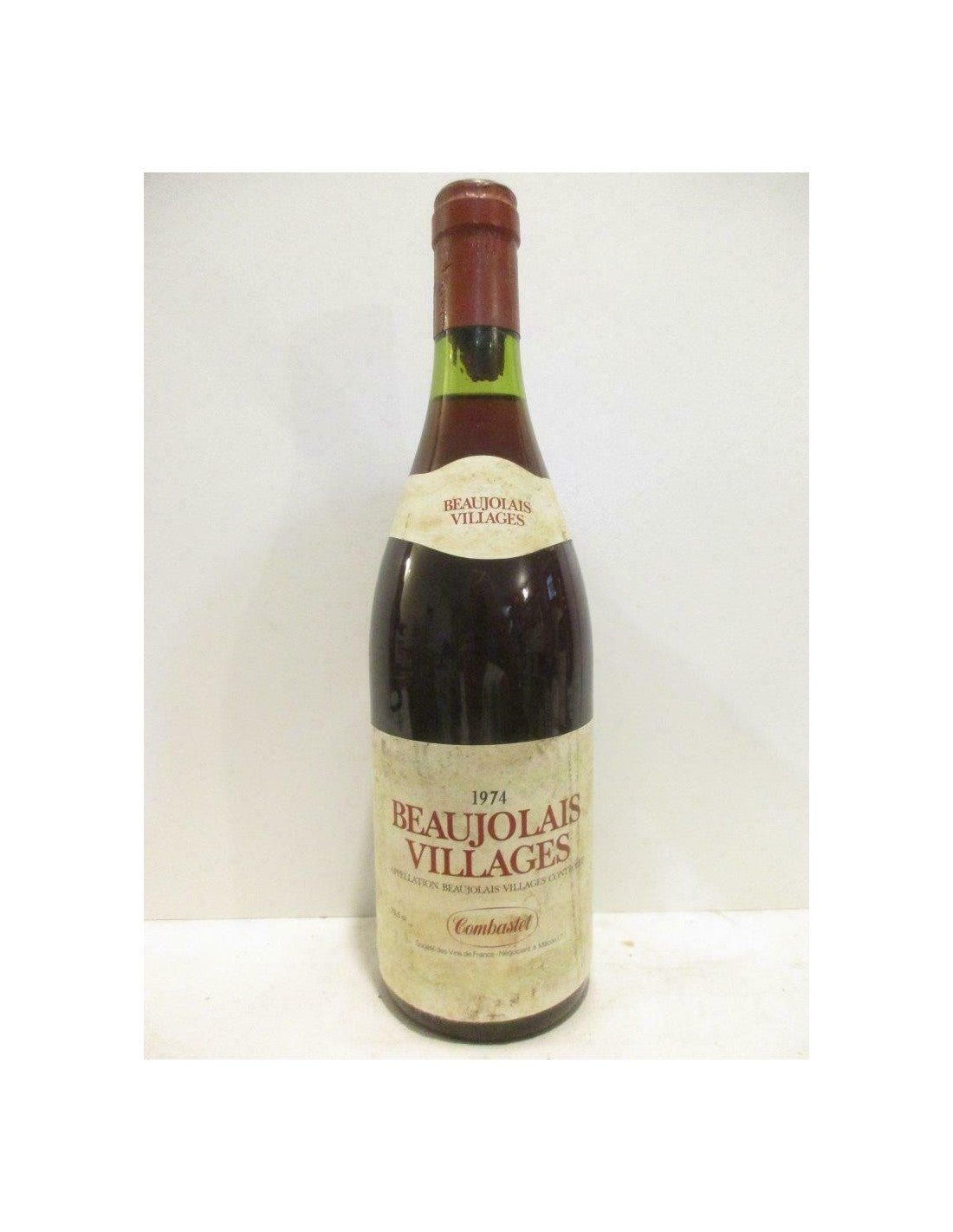 1974 - villages - combastet - rouge - beaujolais - Just Wines 