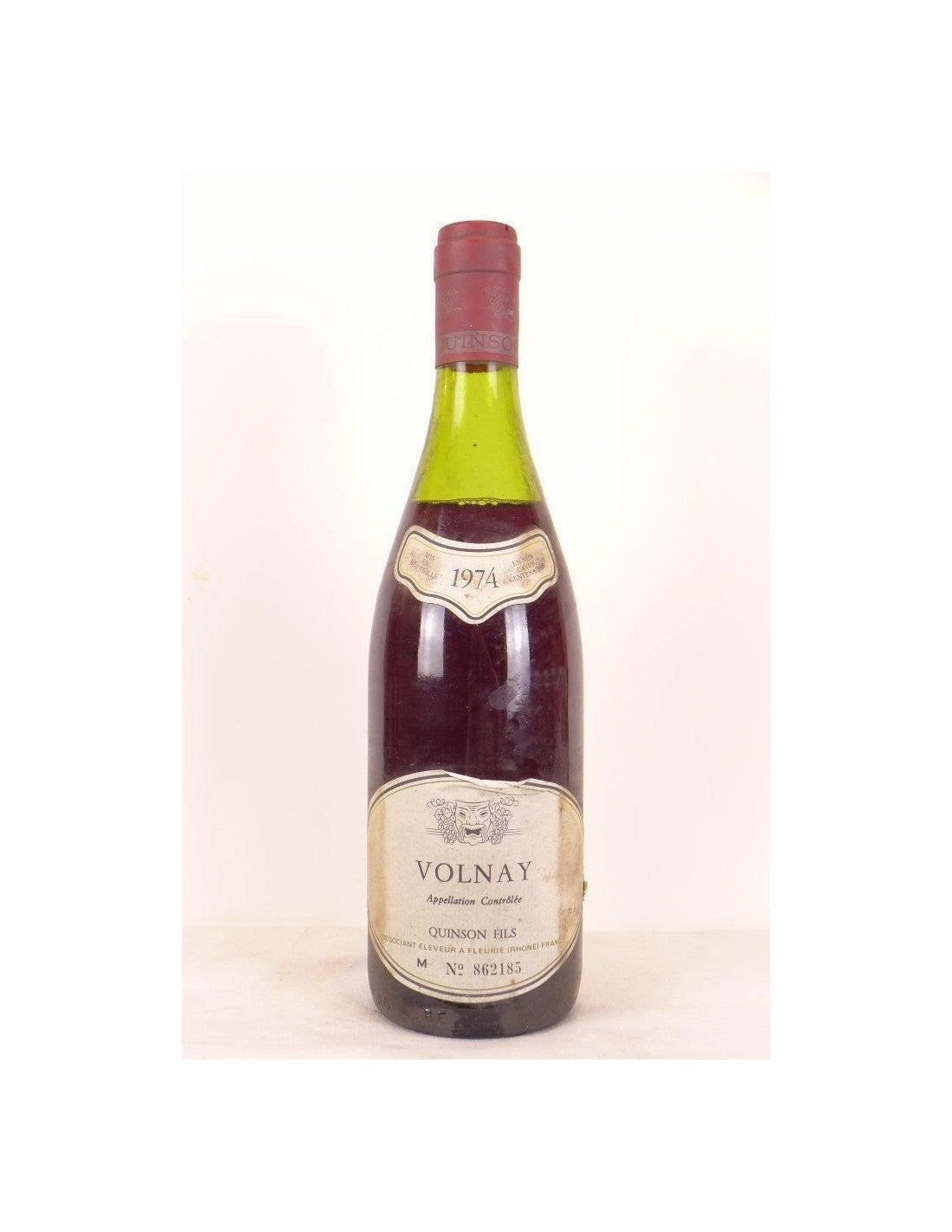 1974 - volnay - quinson fils (b1) - rouge - bourgogne - Just Wines 