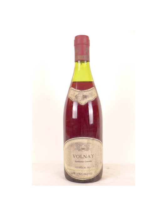 1974 - volnay - quinson fils (colerette abîmée) - rouge - bourgogne - Just Wines 