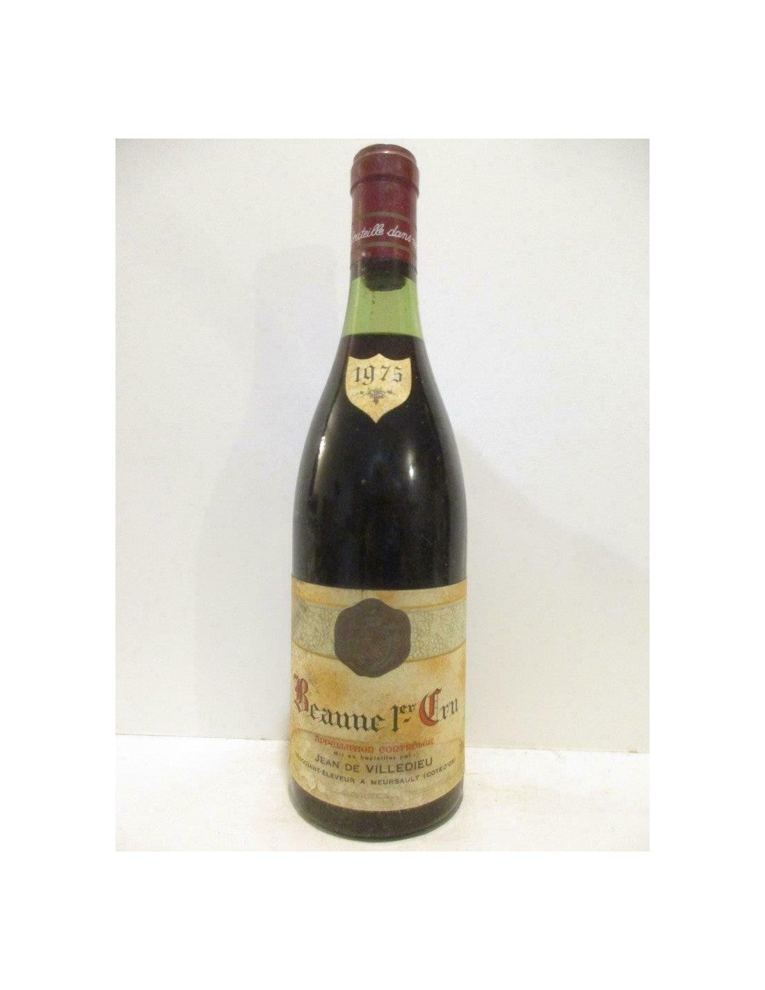 1975 - beaune - jean de villedieu premier cru (b2) - rouge - bourgogne - Just Wines 