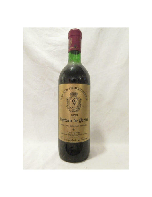 1975 - bordeaux - château de bertin - rouge - bordeaux france - Just Wines 