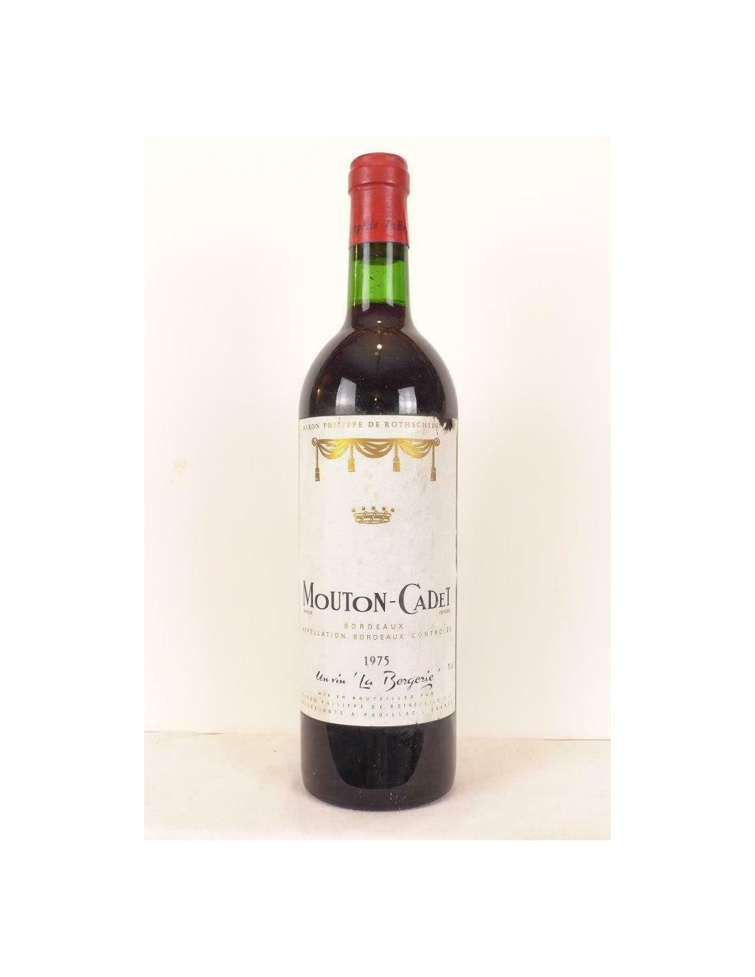 1975 - bordeaux - mouton-cadet baron philippe de rothschild (b1) - rouge - bordeaux - Just Wines 