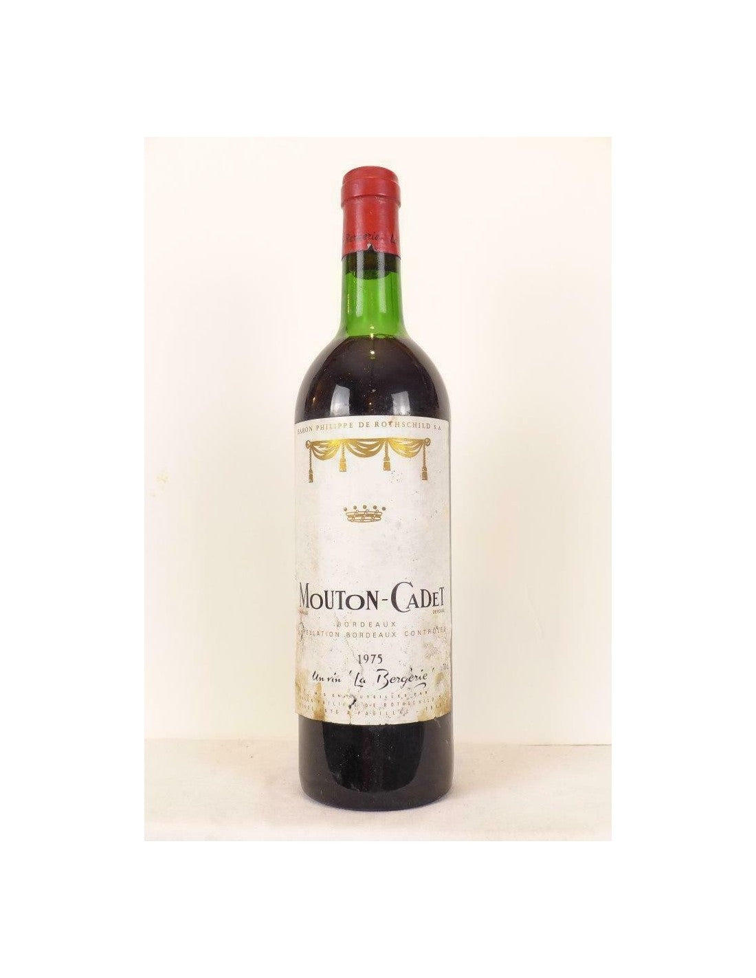 1975 - bordeaux - mouton-cadet baron philippe de rothschild - rouge - bordeaux - Just Wines 