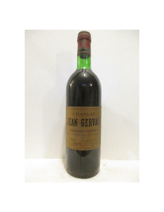 1975 - bordeaux supérieur - château jean gervais - rouge - bordeaux - Just Wines 