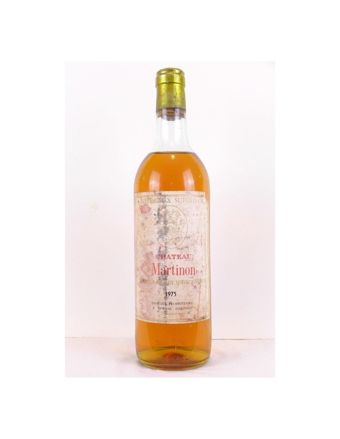 1975 - bordeaux supérieur - château martinon (capsule abîmée) - blanc - bordeaux - Just Wines 