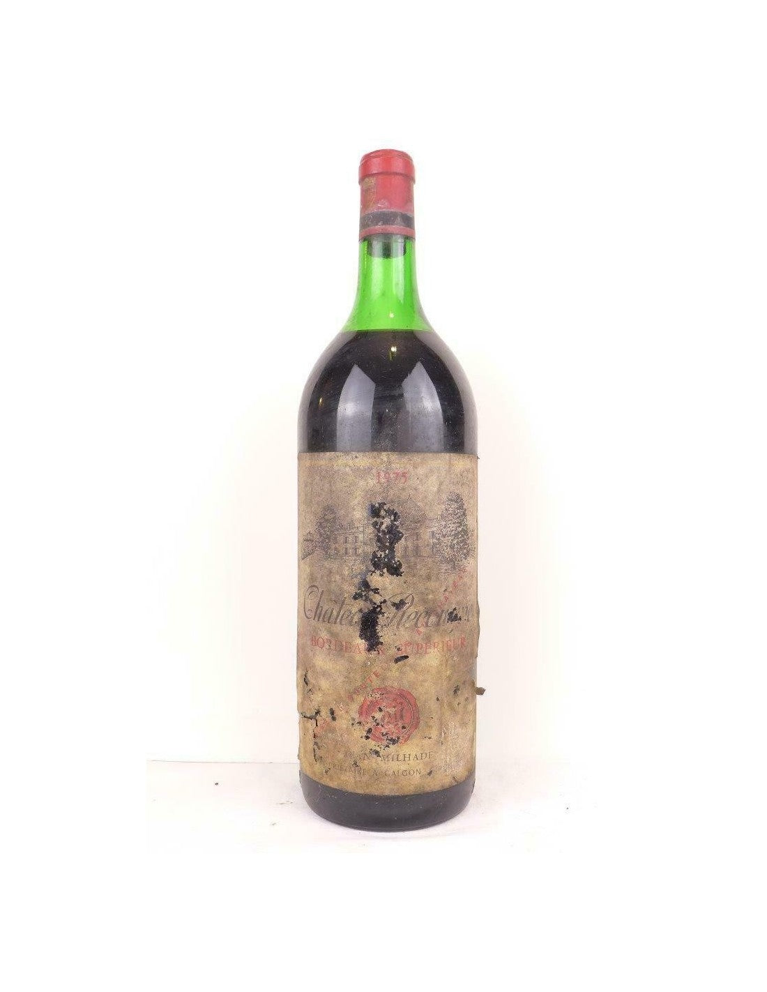 1975 - bordeaux supérieur - château recougne (eétiquette très abîmée) magnum 150 cl - rouge - bordeaux - Just Wines 