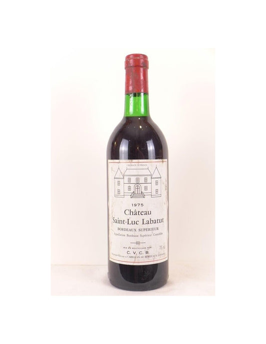 1975 - bordeaux supérieur - château saint-luc labatut - rouge - bordeaux - Just Wines 