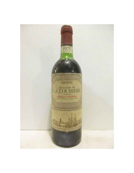 1975 - bordeaux supérieur - domaine de la loubière (nicolas) - rouge - bordeaux - Just Wines 