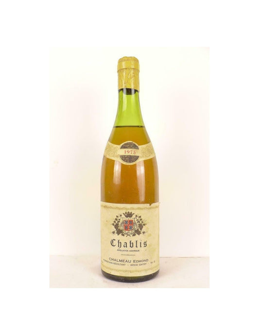 1975 - chablis - edmond chalmeau - blanc - bourgogne - Just Wines 