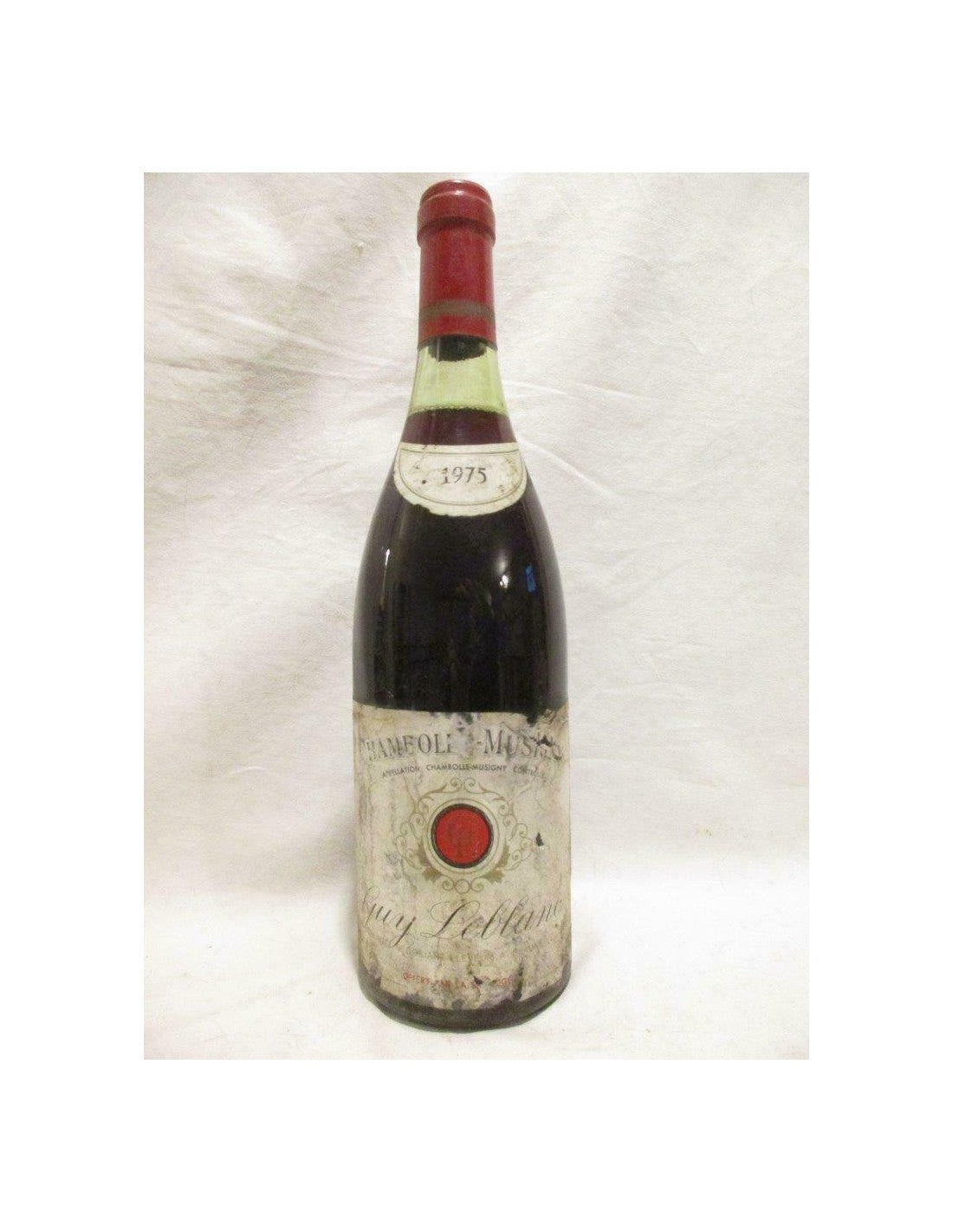 1975 - chambolle-musigny - guy leblanc - rouge - bourgogne - Just Wines 