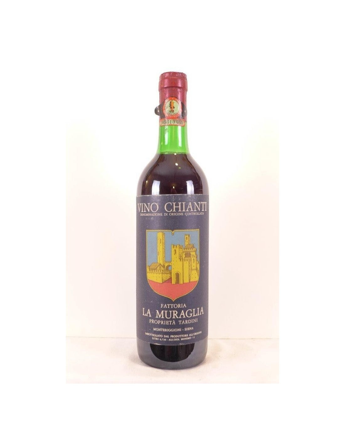 1975 - chianti - fattoria la muraglia (année à peine lisible) - rouge - toscane Italie - Just Wines 