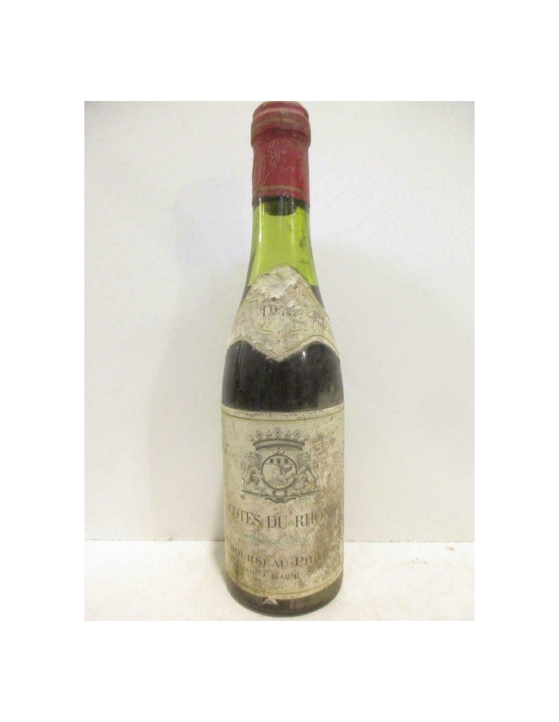 1975 - côtes du rhône - rebourseau-philippon (année à peine lisible) 37 cl - rouge - rhône - Just Wines 