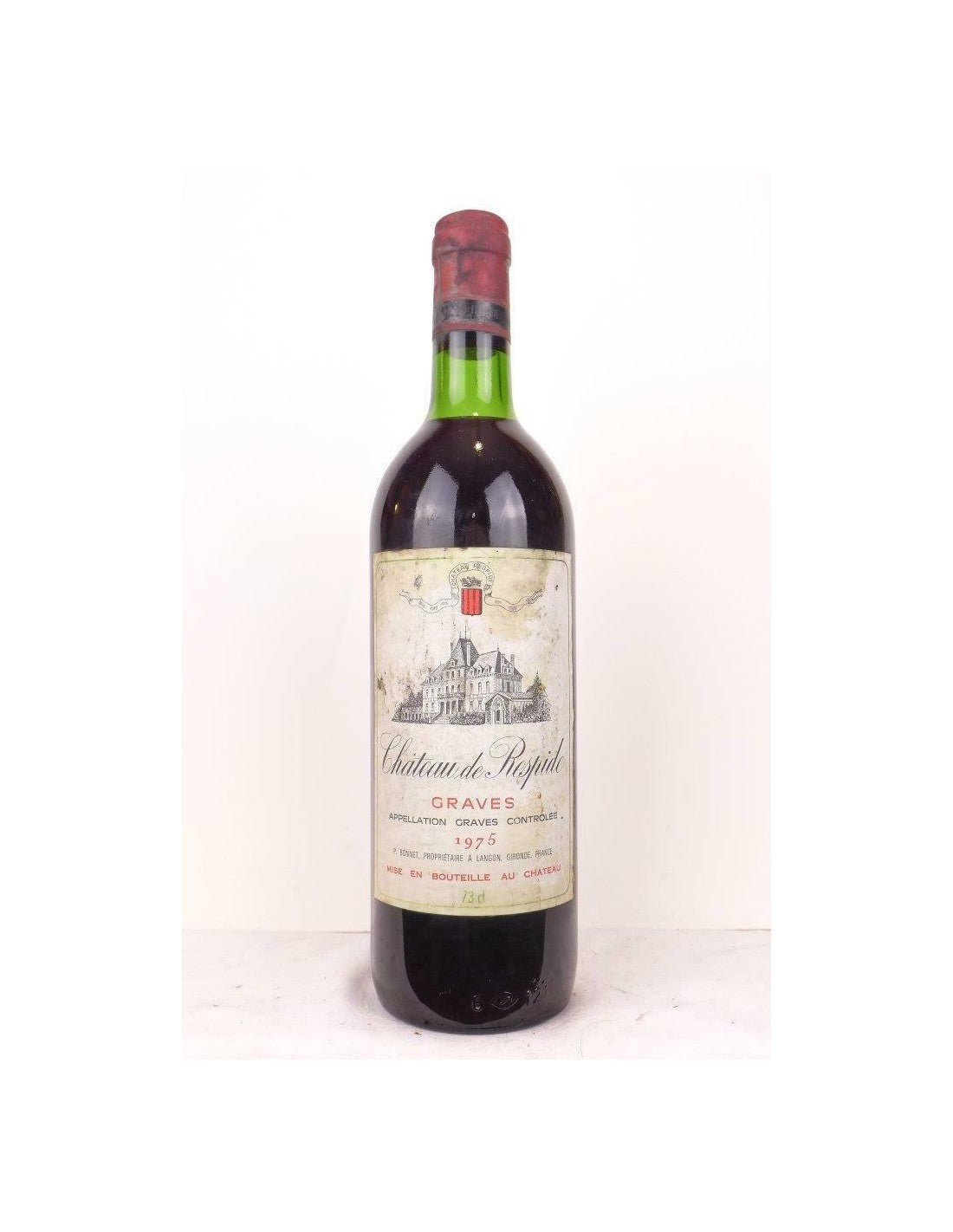 1975 - graves - château de respide - rouge - bordeaux - Just Wines 