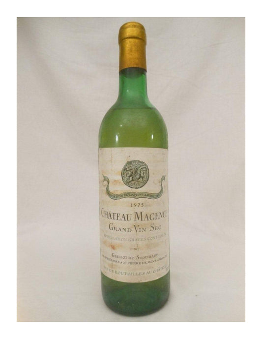 1975 - graves - château magence - blanc - bordeaux - Just Wines 