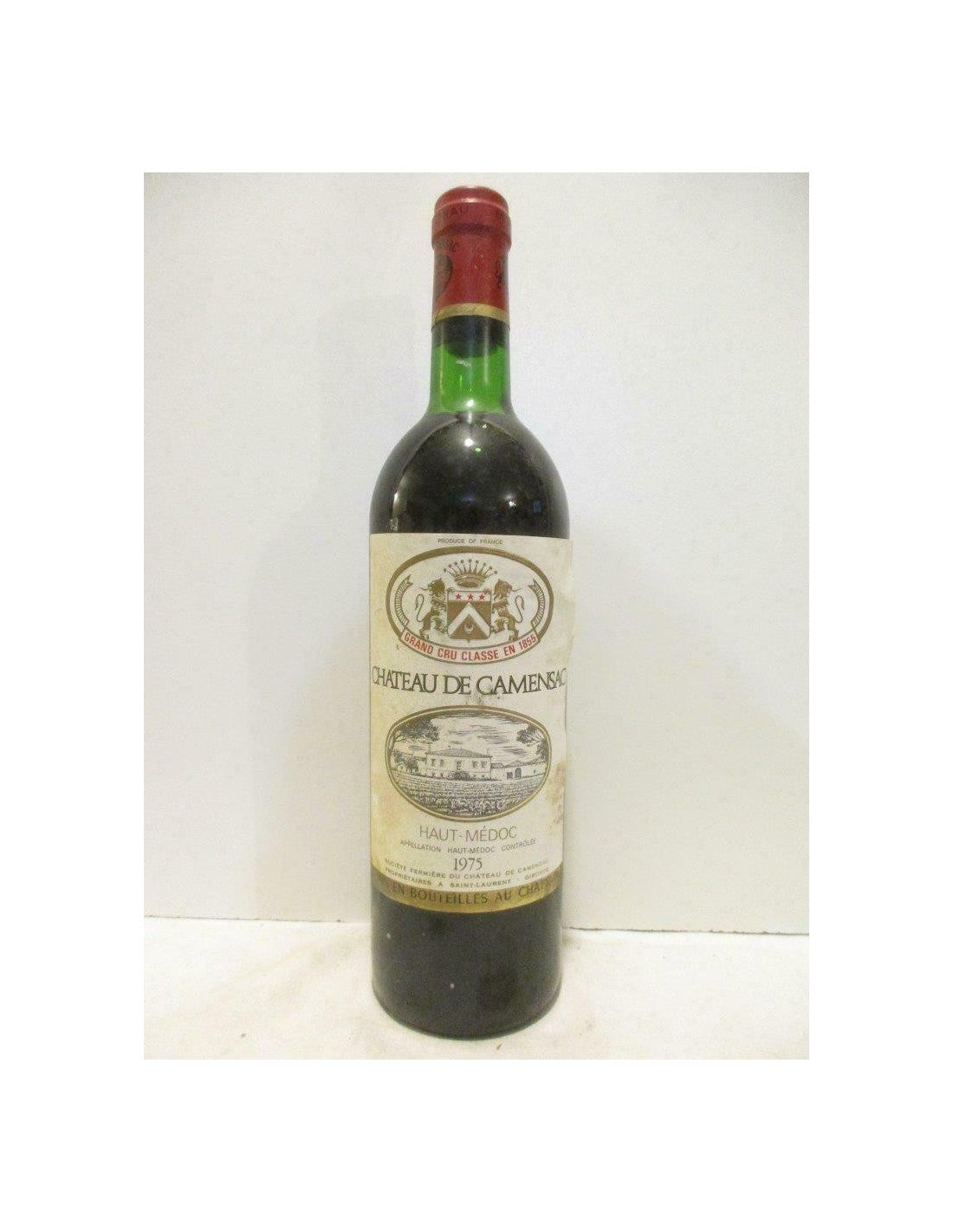 1975 - haut-médoc - château camensac grand cru classé - rouge - bordeaux - Just Wines 