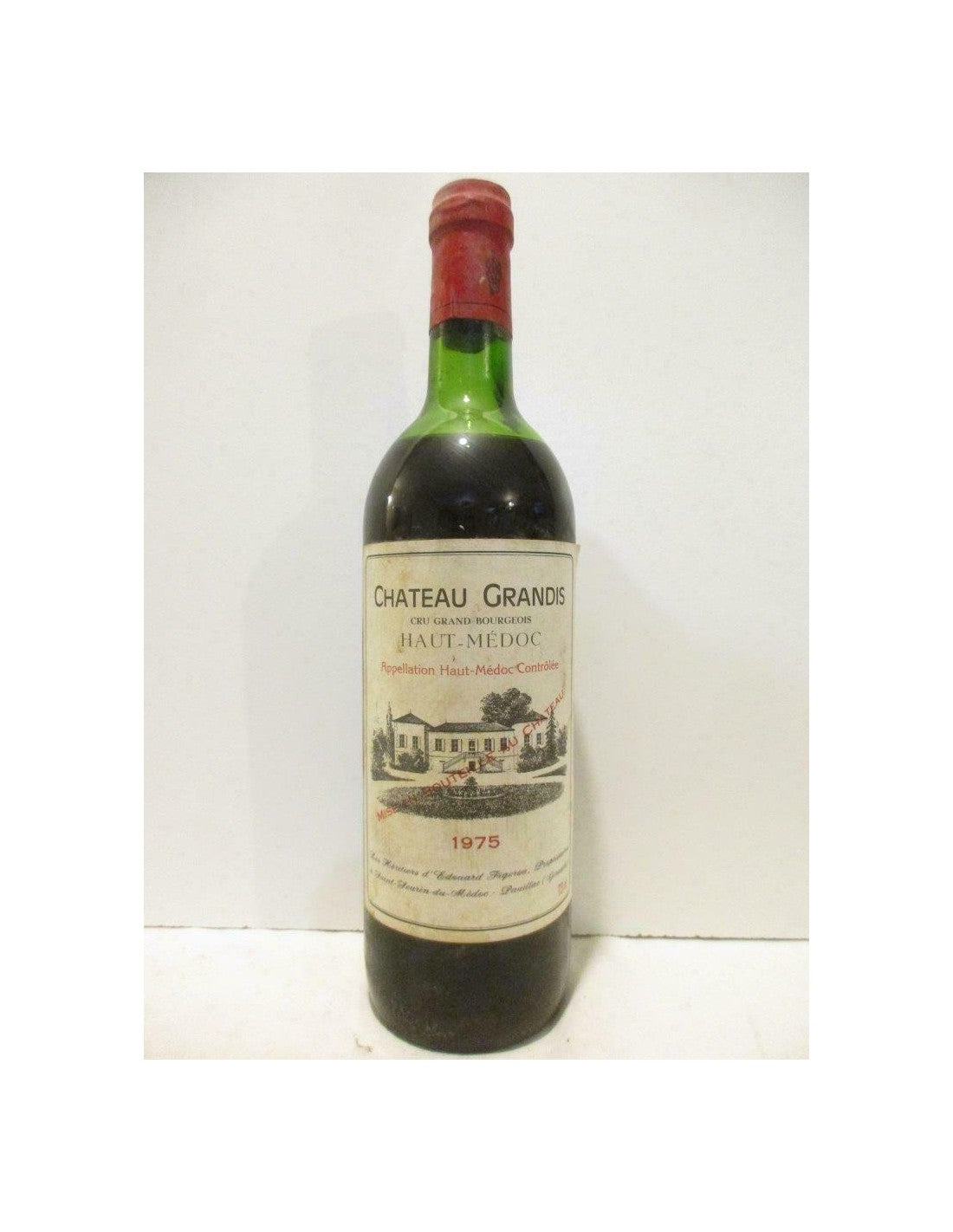 1975 - haut-médoc - château grandis cru bourgeois - rouge - bordeaux - Just Wines 