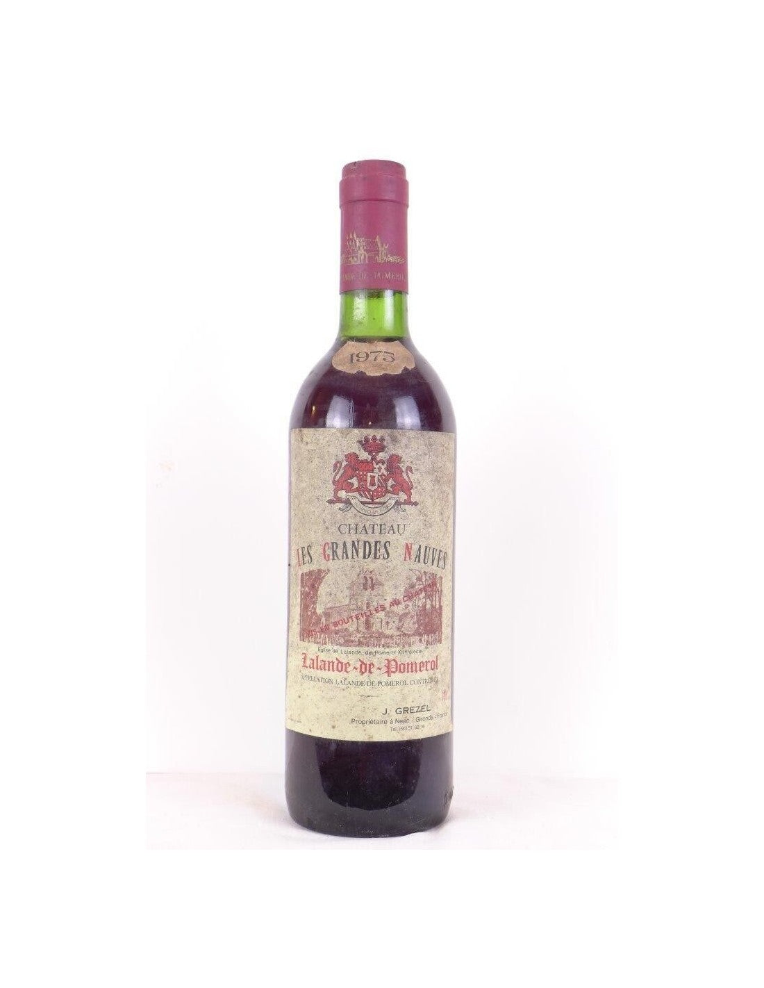 1975 - lalande de pomerol - château les grandes nauves - rouge - bordeaux - Just Wines 