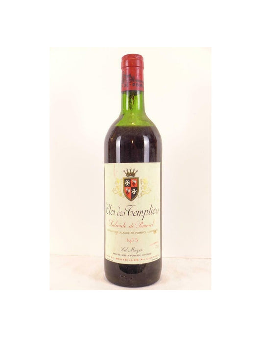 1975 - lalande de pomerol - clos des templiers (b2) - rouge - bordeaux - Just Wines 