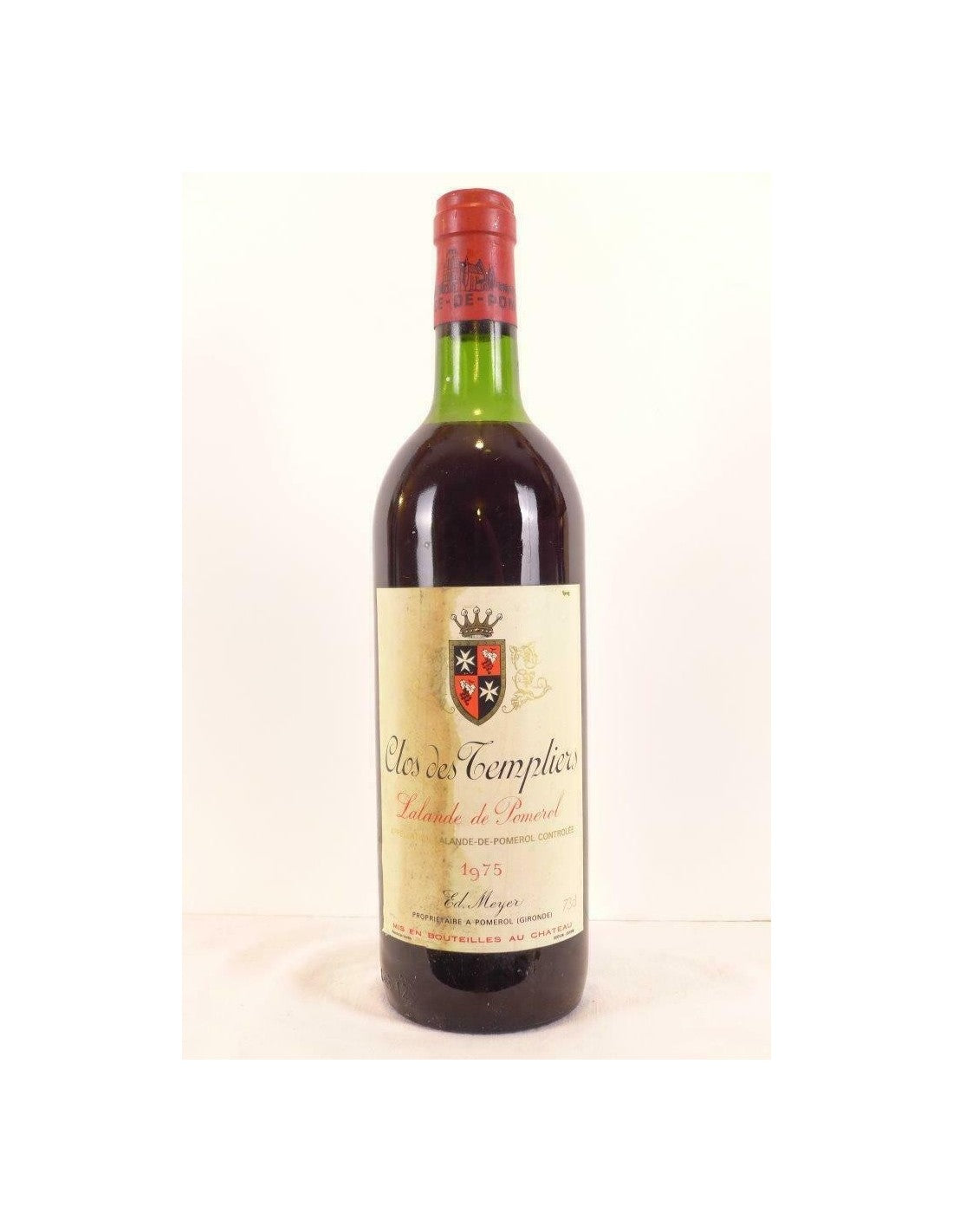 1975 - lalande de pomerol - clos des templiers (b3) - rouge - bordeaux - Just Wines 