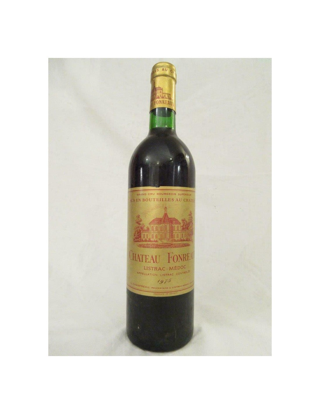 1975 - listrac - château fonréaud cru bourgeois supérieur - rouge - bordeaux - Just Wines 