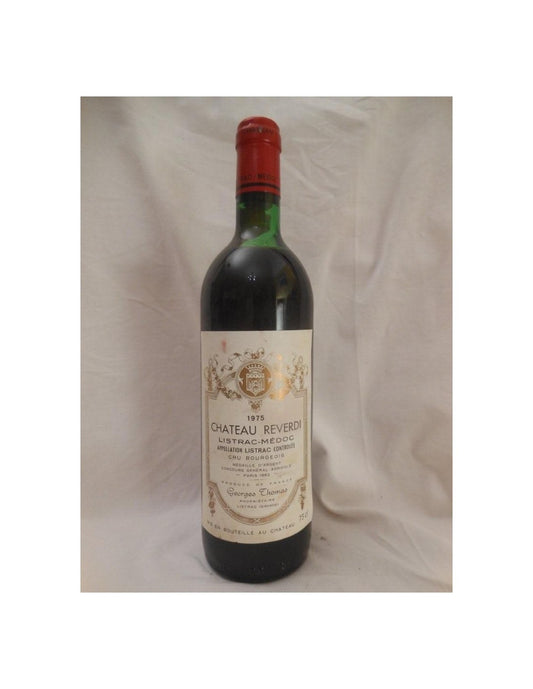 1975 - listrac - château reverdi cru bourgeois - rouge - bordeaux france - Just Wines 