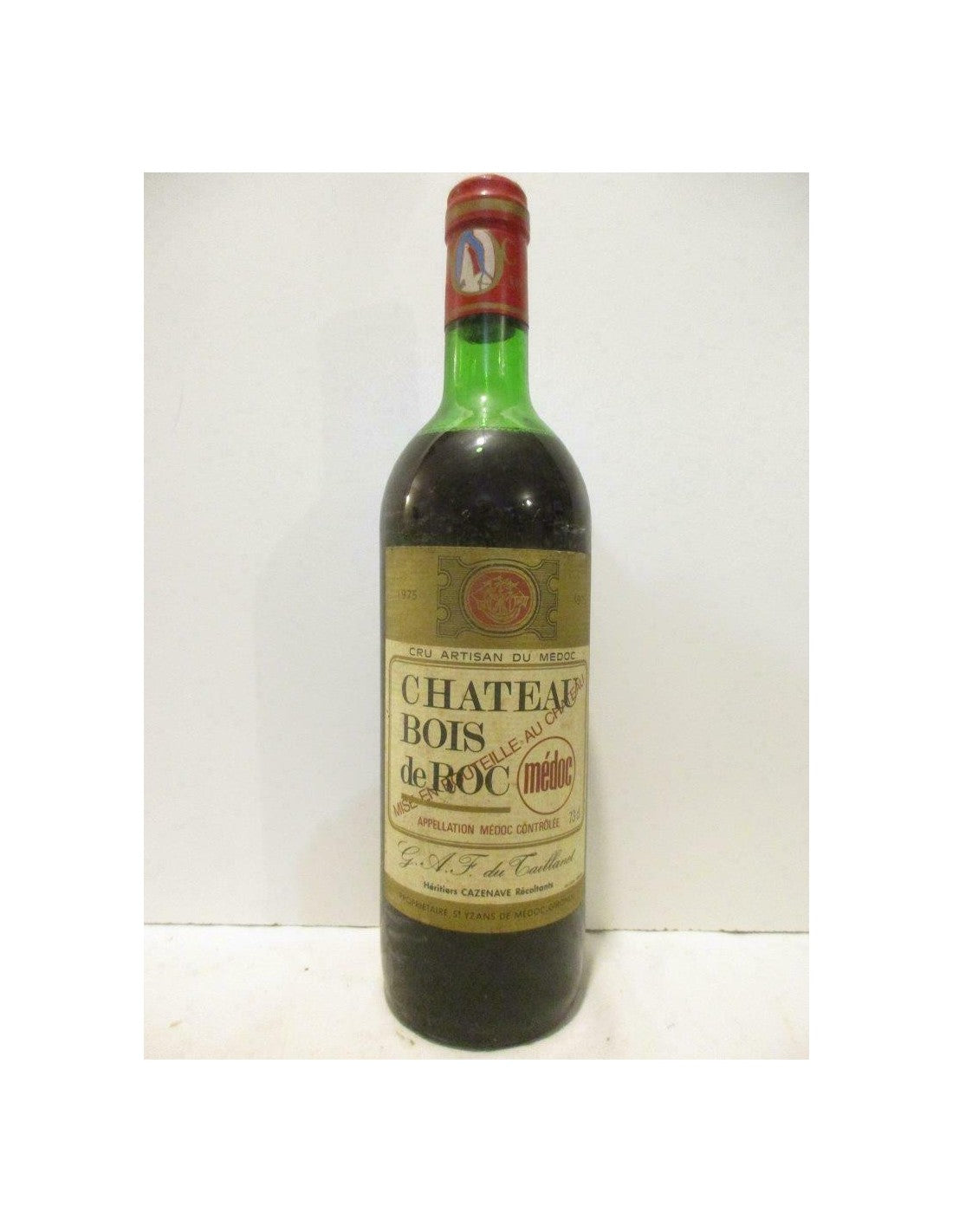 1975 - médoc - château bois de roc cru artisan - rouge - bordeaux - Just Wines 