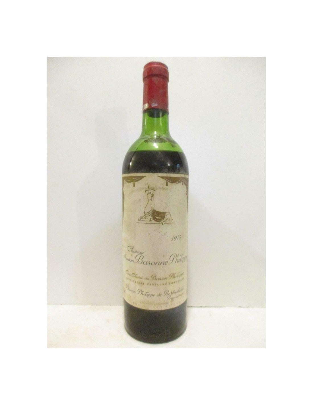 1975 - pauillac - château mouton baronne philippe grand cru classé (b1) - rouge - bordeaux - Just Wines 